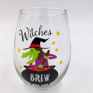 Gerson International Halloween Party ‘Witches Brew’ Wine Glass